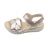 ALMA Champagne SOFT WALKING FLAT SANDALS