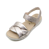 ALMA Champagne SOFT WALKING FLAT SANDALS