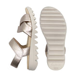 ALMA Champagne SOFT WALKING FLAT SANDALS