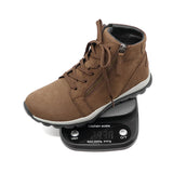 ANKI Whisky Leather Anti Slip Sneaker Boots