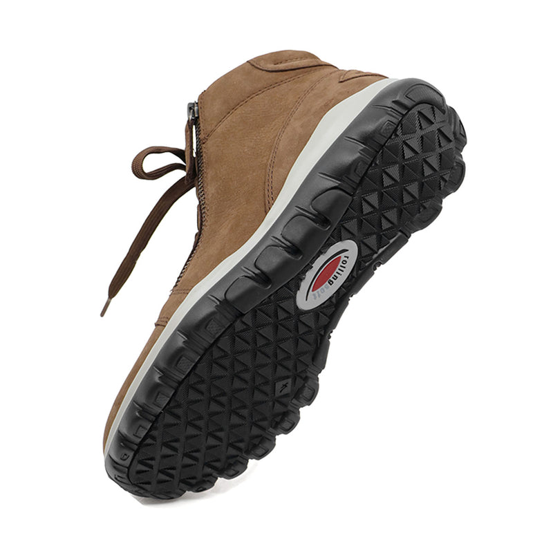 ANKI Whisky Leather Anti Slip Sneaker Boots