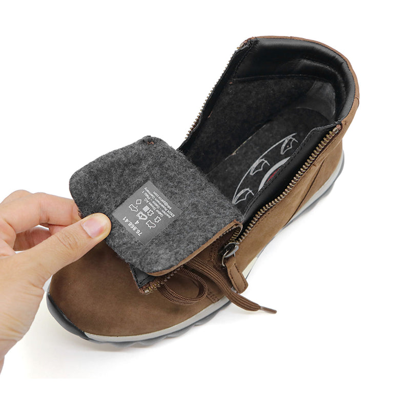 ANKI Whisky Leather Anti Slip Sneaker Boots