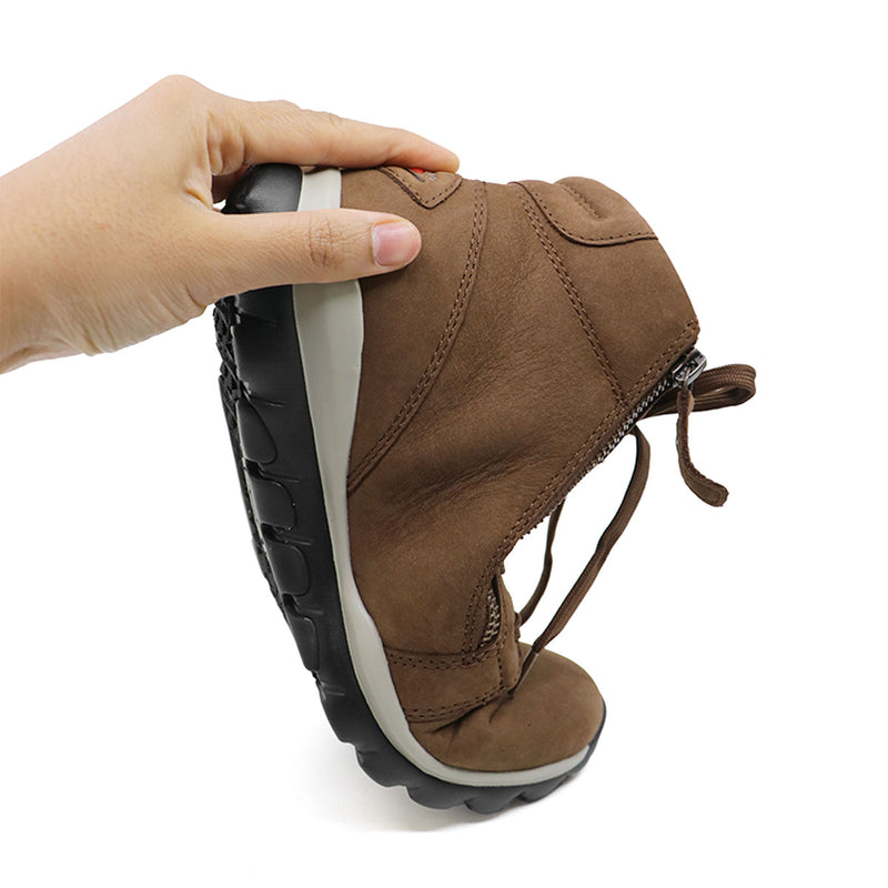 ANKI Whisky Leather Anti Slip Sneaker Boots