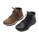 ANKI Whisky Leather Anti Slip Sneaker Boots