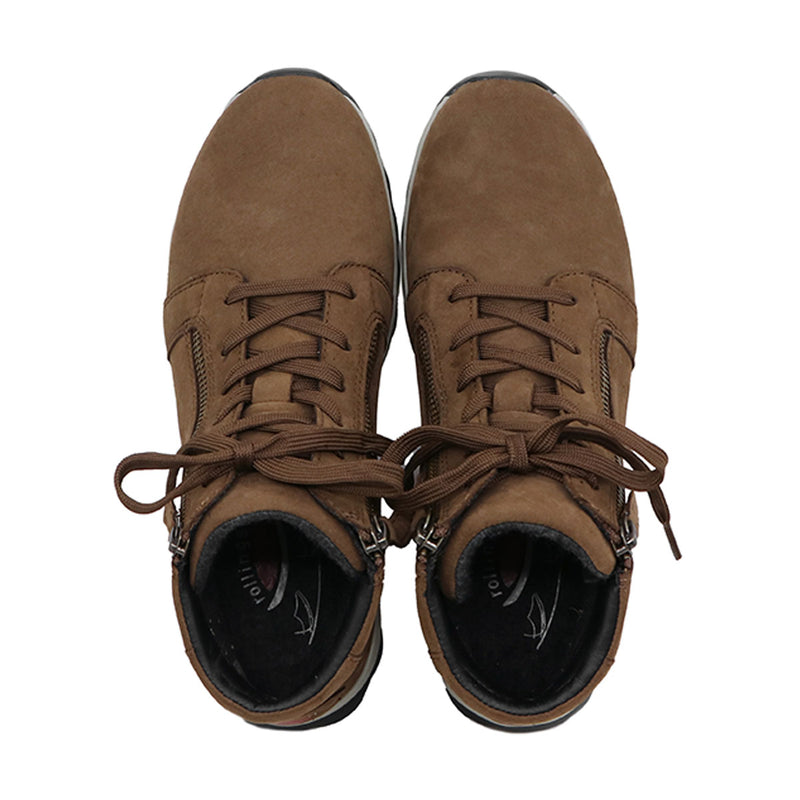 ANKI Whisky Leather Anti Slip Sneaker Boots