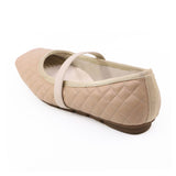 ASAMI Beige Driving Sole Flats