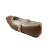 ASAMI Brown Driving Sole Flats