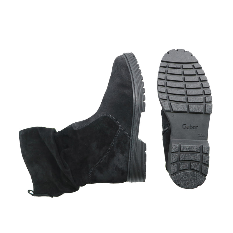 Aster Black Soft Walking Long Boots