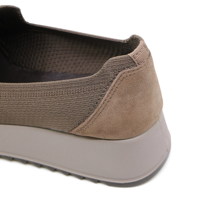 AURIE Bordoux Wide Fit Stretch Slip-Ons