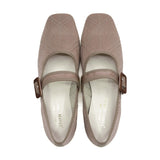 AYANO Beige Driving Sole Mary Jane