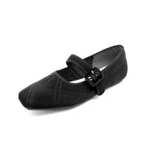 AYANO Black Driving Sole Mary Jane