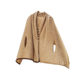 Kinomi Beige Multi Way Wool Poncho