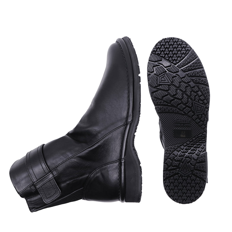 Bekky Black Anti-Slip Mid Boots