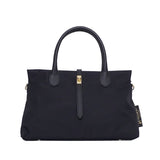 BIANCA SQUARE-M Black x Black 2 Ways Tote