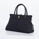 BIANCA SQUARE-M Black x Black 2 Ways Tote