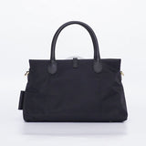 BIANCA SQUARE-M Black x Black 2 Ways Tote