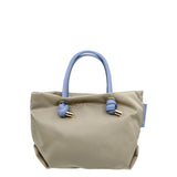 BIANCA-S SandBeigexDenim 2 Ways Tote