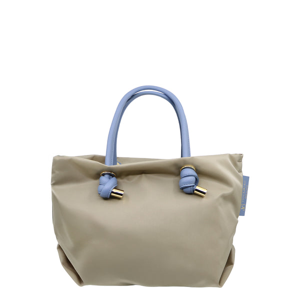 BIANCA-S SandBeigexDenim 2 Ways Tote