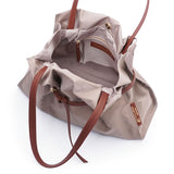 BIANCA AIR-L Taupe-Brown Tote Bag