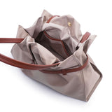 BIANCA AIR-L Taupe-Brown Tote Bag