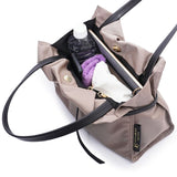 BIANCA AIR-M Taupe-Black 2 Ways Tote
