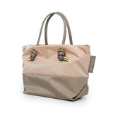 BIANCA-S Pink Beige / Taupe x Taupe TWO TONE 2 Ways Tote