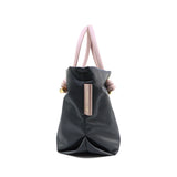 BIANCA-S 2 WAYS TOTE BAG Charcoal x Pink Grey