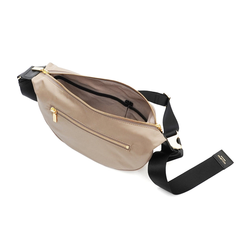 Bianca Shoulder Charcoal x Black