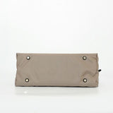 BIANCA SQUARE-M Taupe x Black 2 Ways Tote