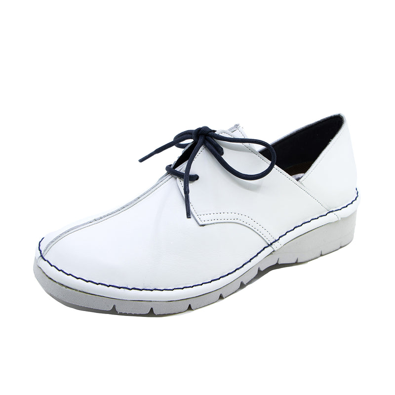 Boku2 White Wide Fit Sneakers