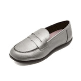 BRENDA FLYFIT Dark Silver Loafers
