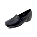 CELIA PLAIN Black Soft Walking Loafers
