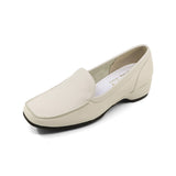 CELIA PLAIN Ivory Soft Walking Loafers