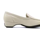 CELIA PLAIN Ivory Soft Walking Loafers