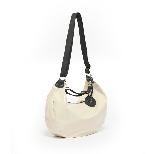 CHARLIE 2 WAYS EXTRA LIGHT HALF-MOON BAG Clay