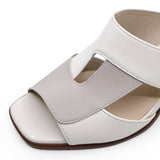 CHIYO Black Balanced Heel Sandals