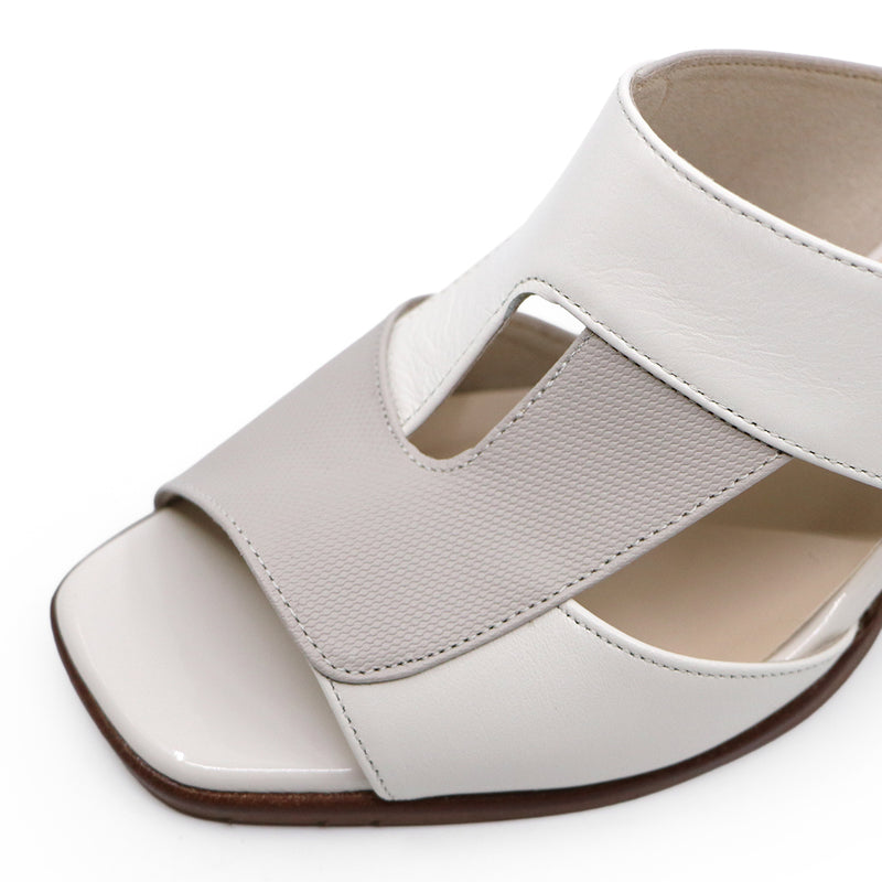 CHIYO Black Balanced Heel Sandals