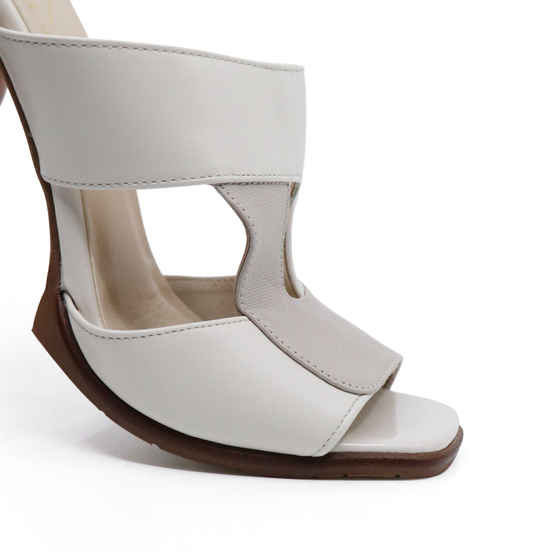 CHIYO Black Balanced Heel Sandals