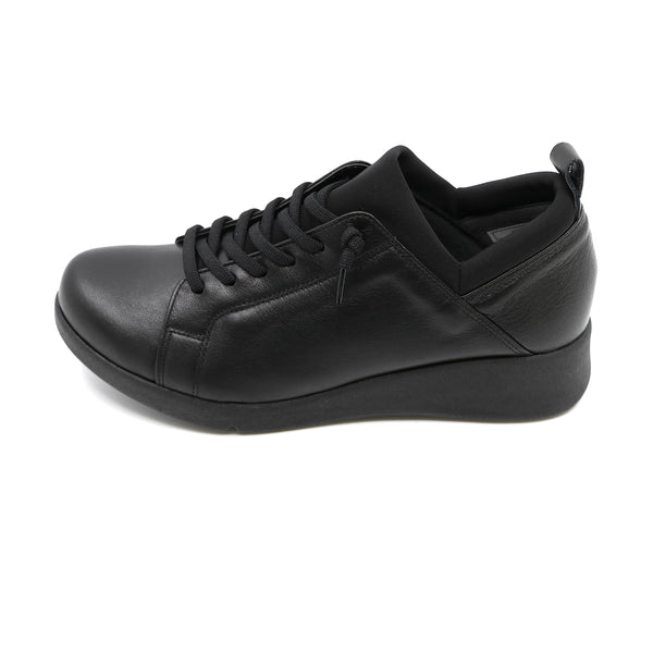 CORI All Black 2 Layers Soft Walking Sneakers