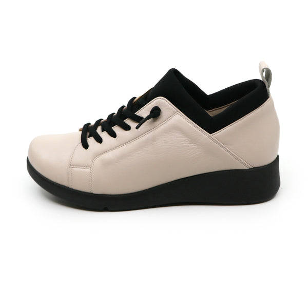 CORI Cream 2 Layers Soft Walking Sneakers