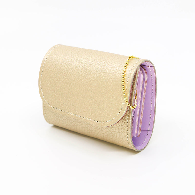 Cotocul Metallic Mini Wallet Champagne Lavender