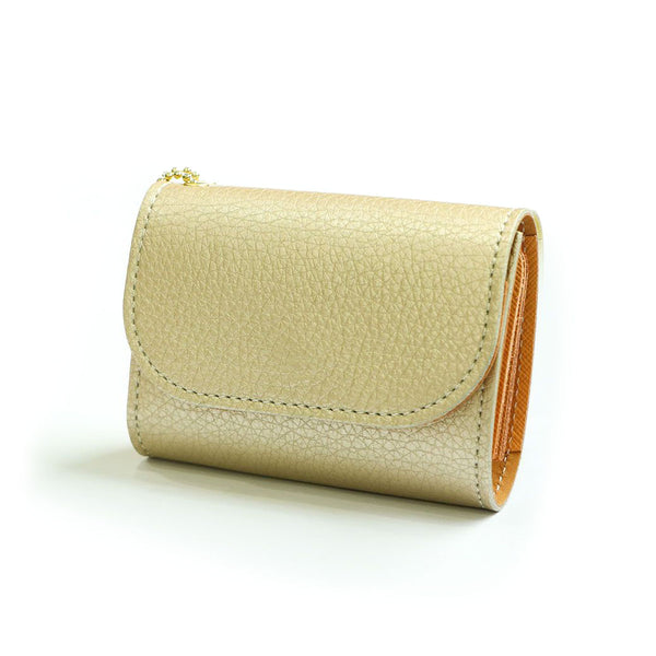 COTOCUL Metallic Mini Wallet Champagne