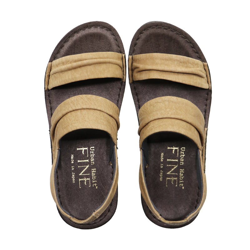 Deux Dark Beige Real Support Sandal