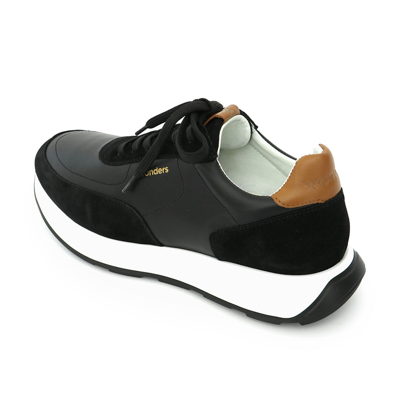 Diego Homme Black Soft Walking Sneakers