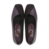 EMIKA Burgundy Balanced Heel Pumps