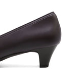 EMIKA Burgundy Balanced Heel Pumps