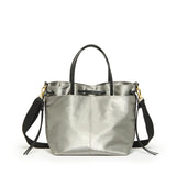 EMY LINEN TOTE Silver