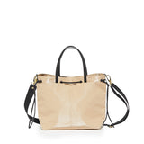 Emy Beige Linen Tote Bag