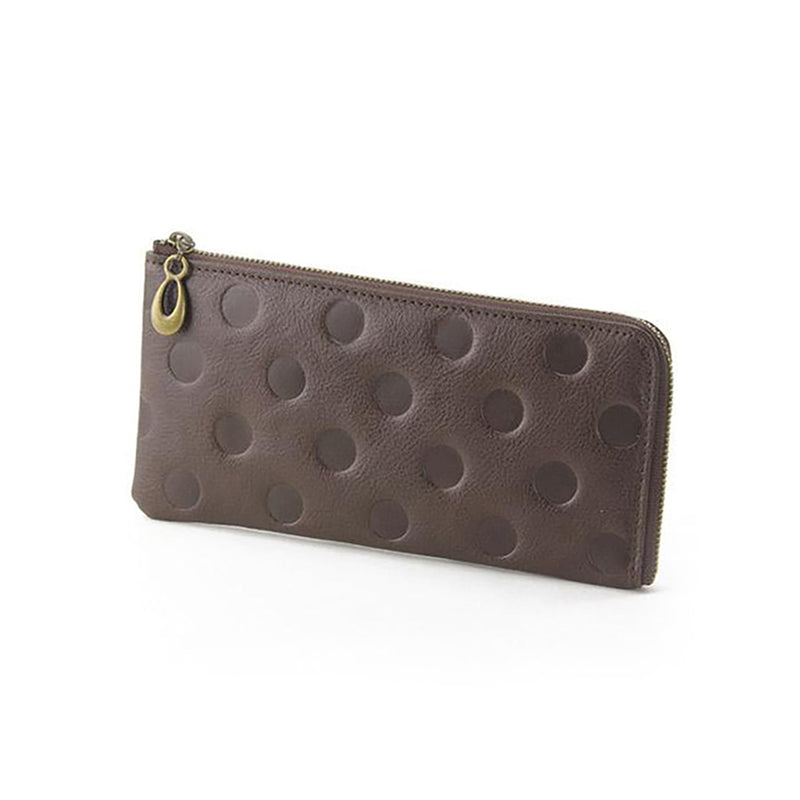 EN Thin Dot Wallet Dark Brown