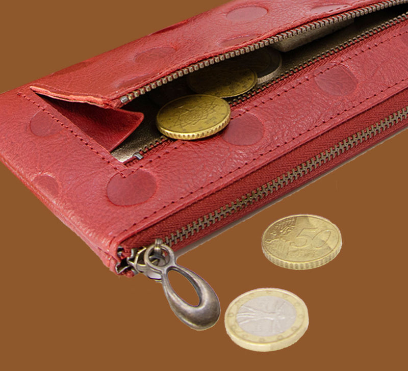 EN Thin Dot Wallet Red